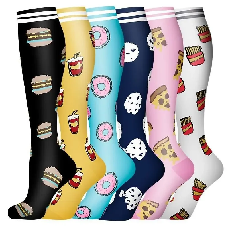 Women's 6-Pack Mid-Calf Compression Socks Bundle - Image 54