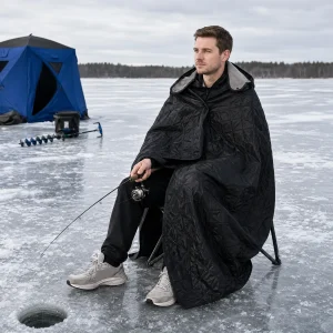 Hooded Camping Blanket, 78.74"×55.12" - Thumbnail Image 4