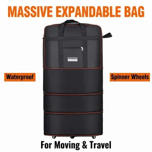 Travel Bag with Wheels Expandable
