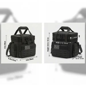 Insulated Lunch Bag Tactical Cooler Box - Thumbnail Image 3