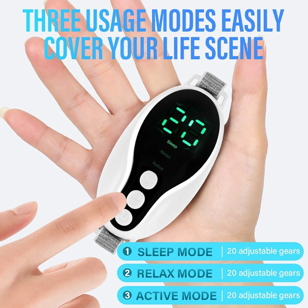 EMS Sleep Aid Massage Handheld 20 Levels Relaxation - Image 2