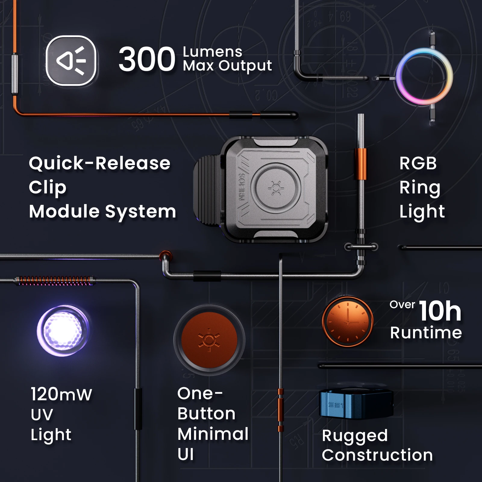 Pocket Flashlight Light Magnetic Wrist - Image 5