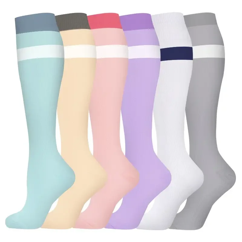 Women's 6-Pack Mid-Calf Compression Socks Bundle - Image 7
