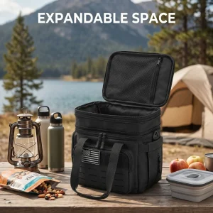 Insulated Lunch Bag Tactical Cooler Box - Thumbnail Image 2