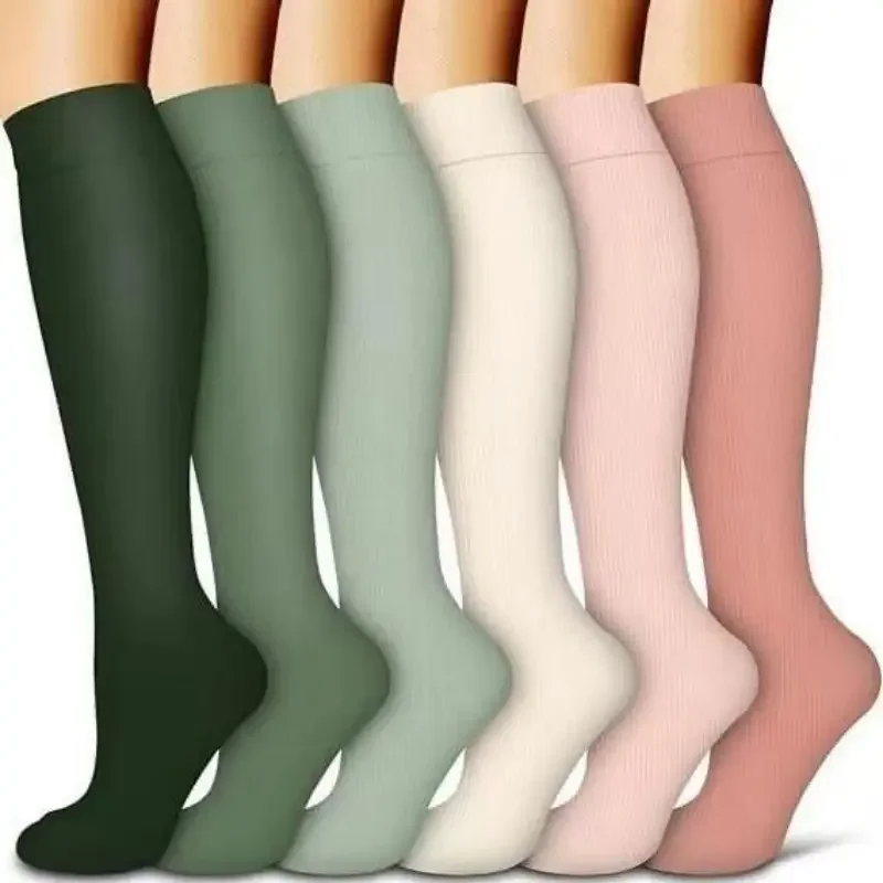 Women's 6-Pack Mid-Calf Compression Socks Bundle - Image 30