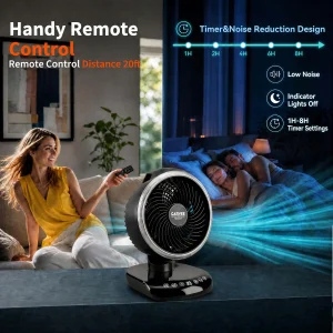 Portable Camping Fan Rechargeable Battery - Thumbnail Image 6