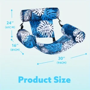 1/2 Pack Inflatable Pool Chair - Thumbnail Image 4