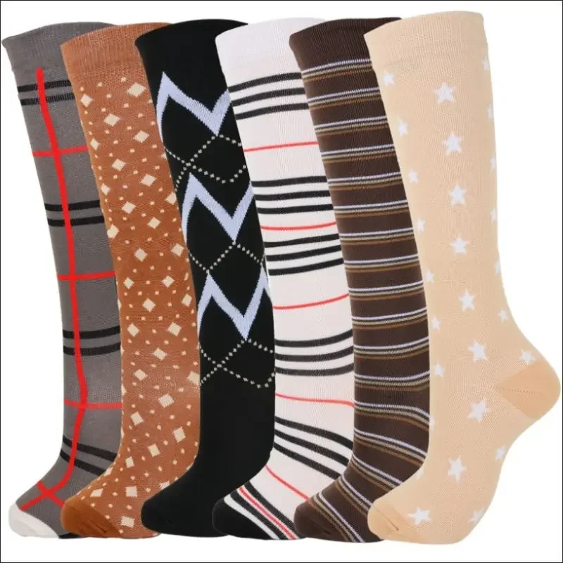 Women's 6-Pack Mid-Calf Compression Socks Bundle - Image 47