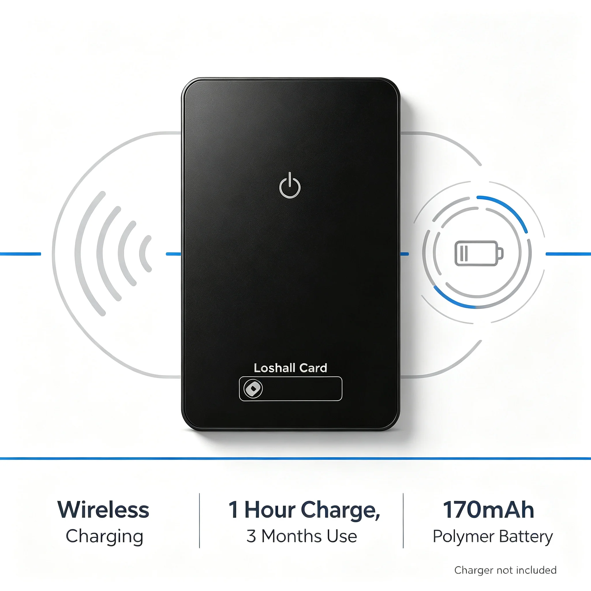 FocusOnPC 2-Pack Wireless Charging Wallet Tracke - Image 3