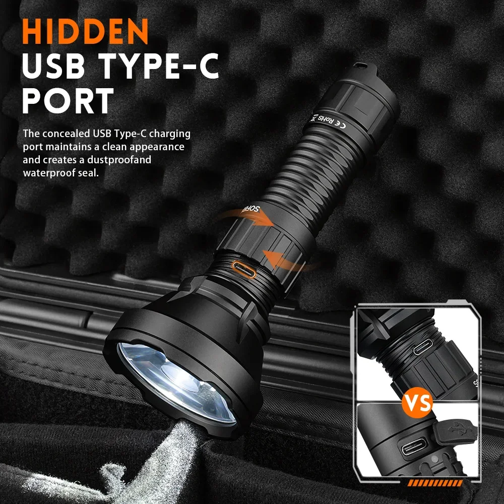 Sofirn Tactical Flashlight Type-C Rechargeable - Image 2