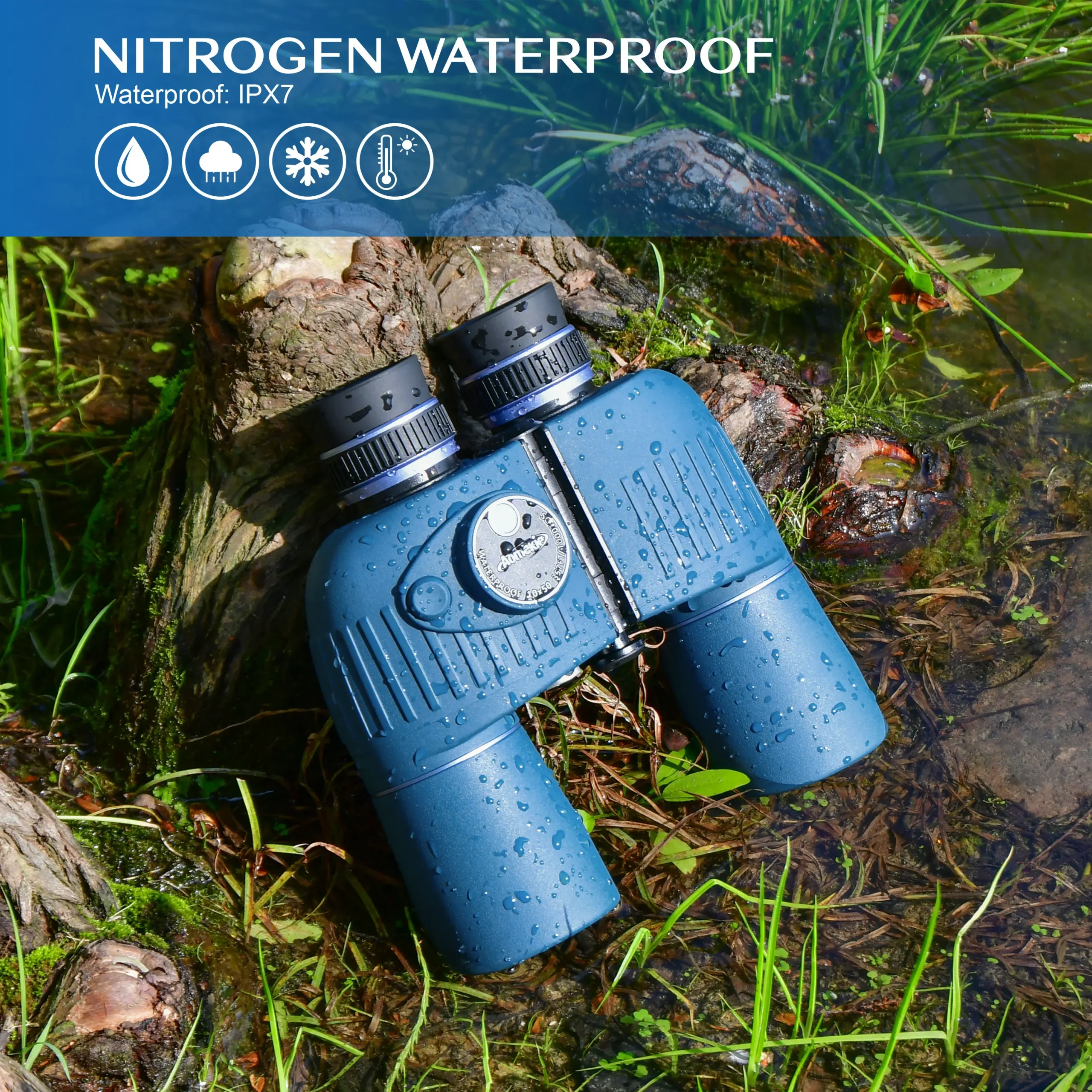 10X50 Marine Waterproof Binoculars - Image 4