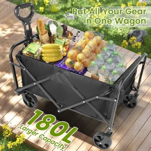 Heavy Duty Wagon Carts Foldable - Thumbnail Image 4
