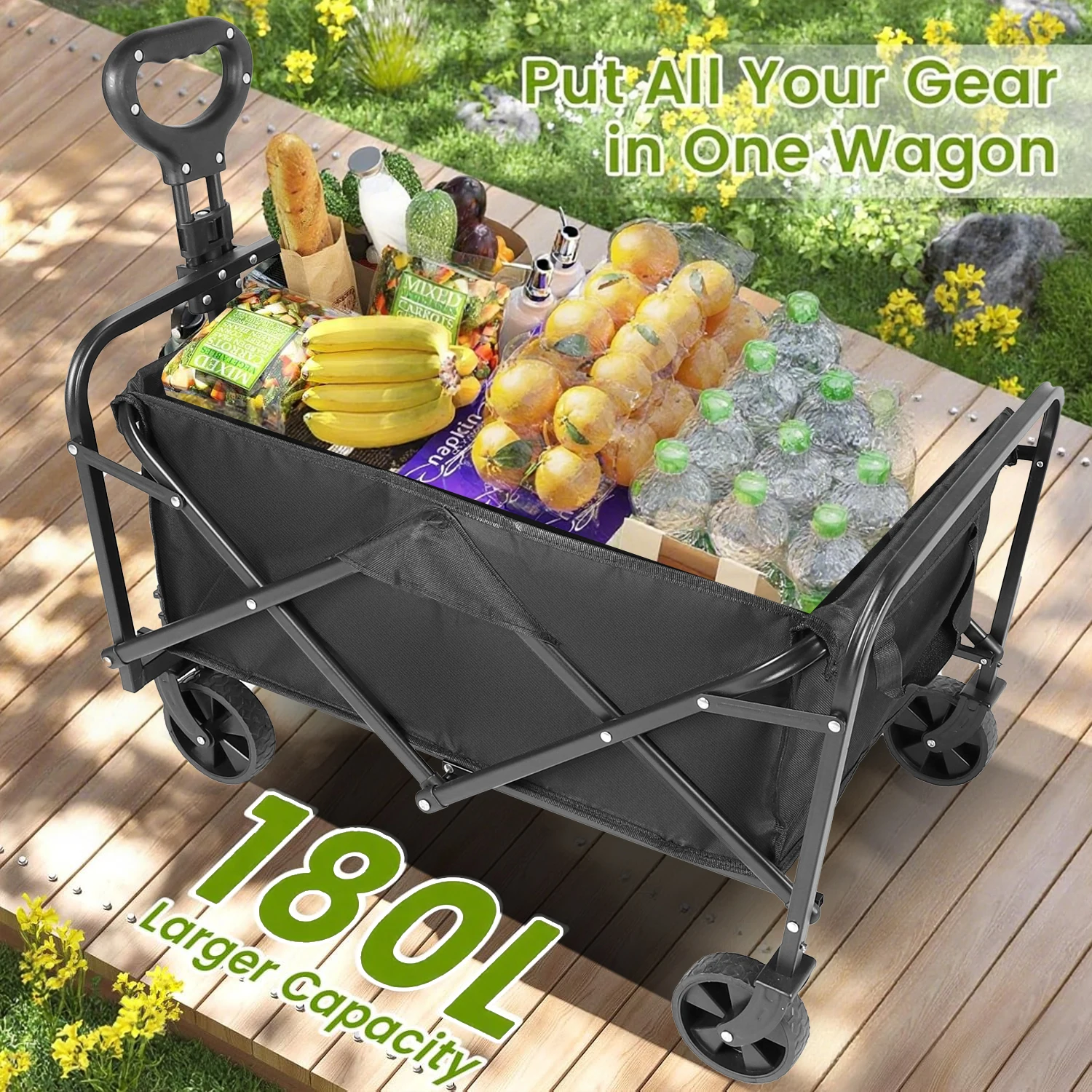Heavy Duty Wagon Carts Foldable - Image 4