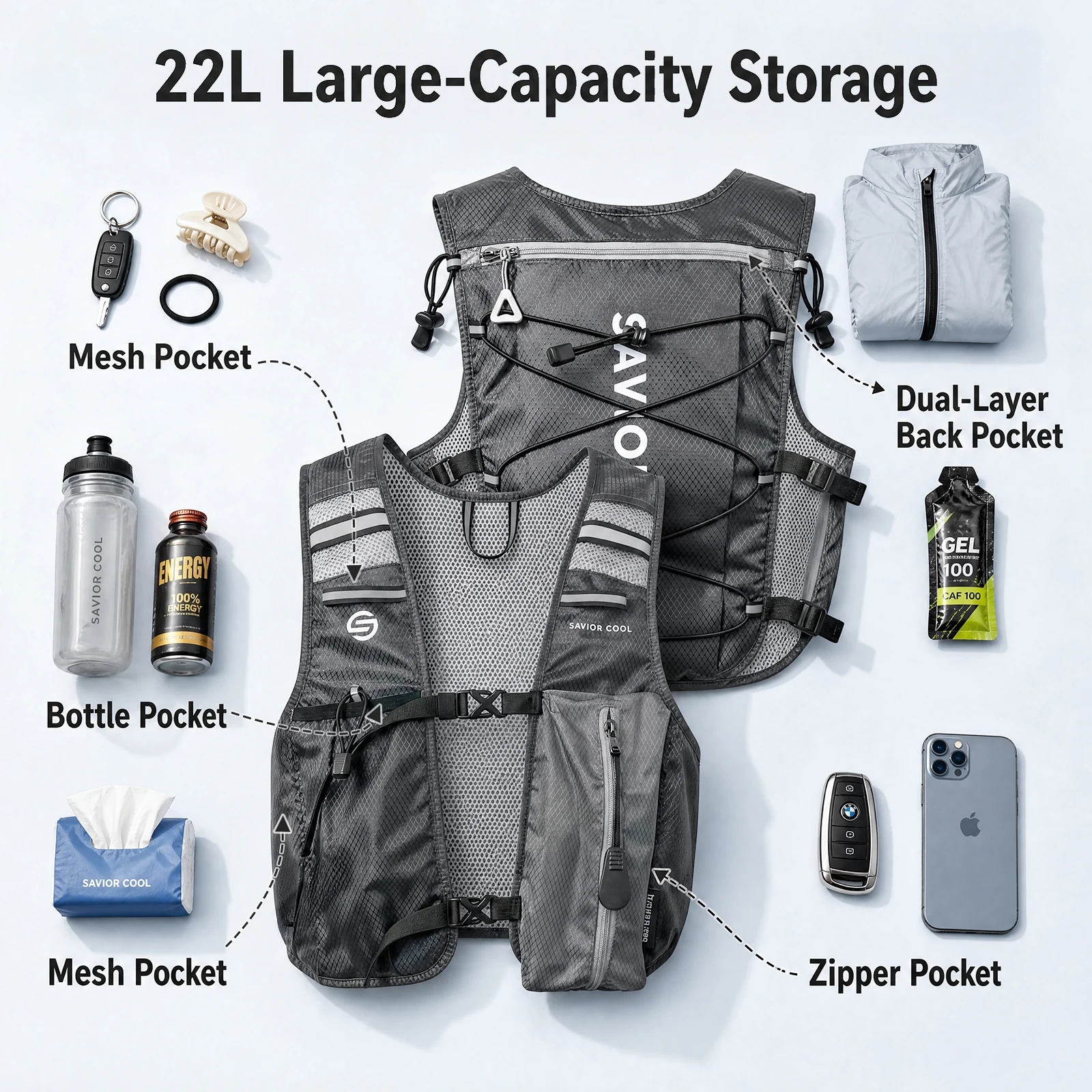 Outdoors Cooling Vest - Image 5