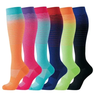 Women's 6-Pack Mid-Calf Compression Socks Bundle - Thumbnail Image 39