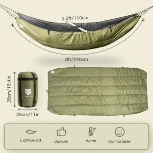 Night Cat Hammock Underquilts Sleeping Ba - Thumbnail Image 2