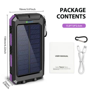 30000mAh Solar Power Bank - Thumbnail Image 8