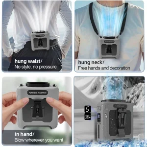 Portable Neck Fan Cooling - Thumbnail Image 5