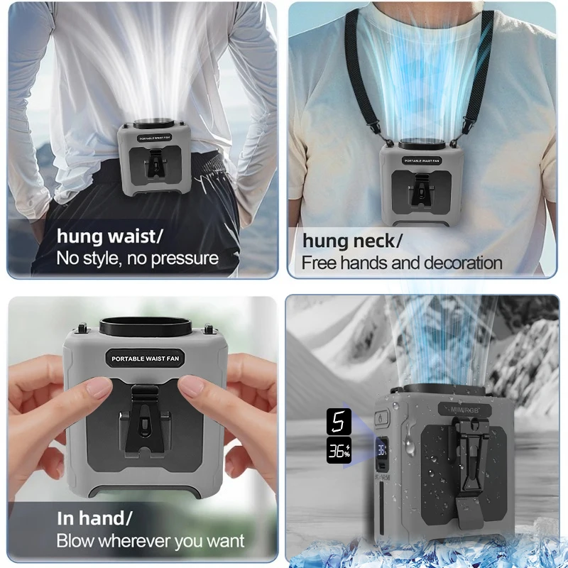 Portable Neck Fan Cooling - Image 5