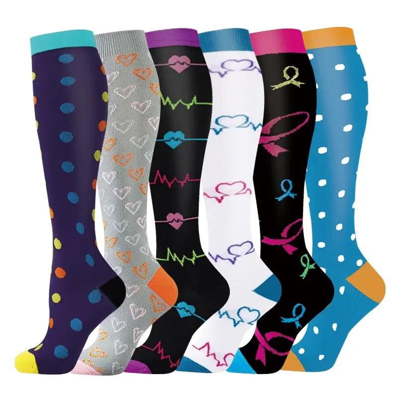 Women's 6-Pack Mid-Calf Compression Socks Bundle - Image 13