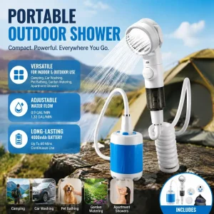 Outdoor Shower Portable Handheld - Thumbnail Image 9