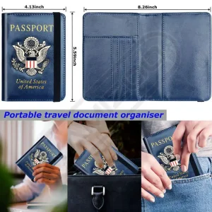 (PU Leather) Passport Holder Wallet - RFID- - Thumbnail Image 2