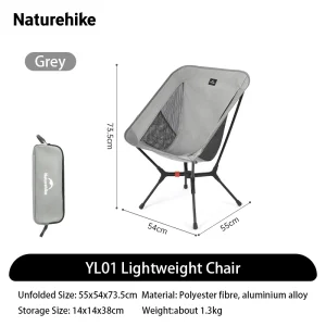 Naturehike Ultralight Folding Chair - Thumbnail Image 8