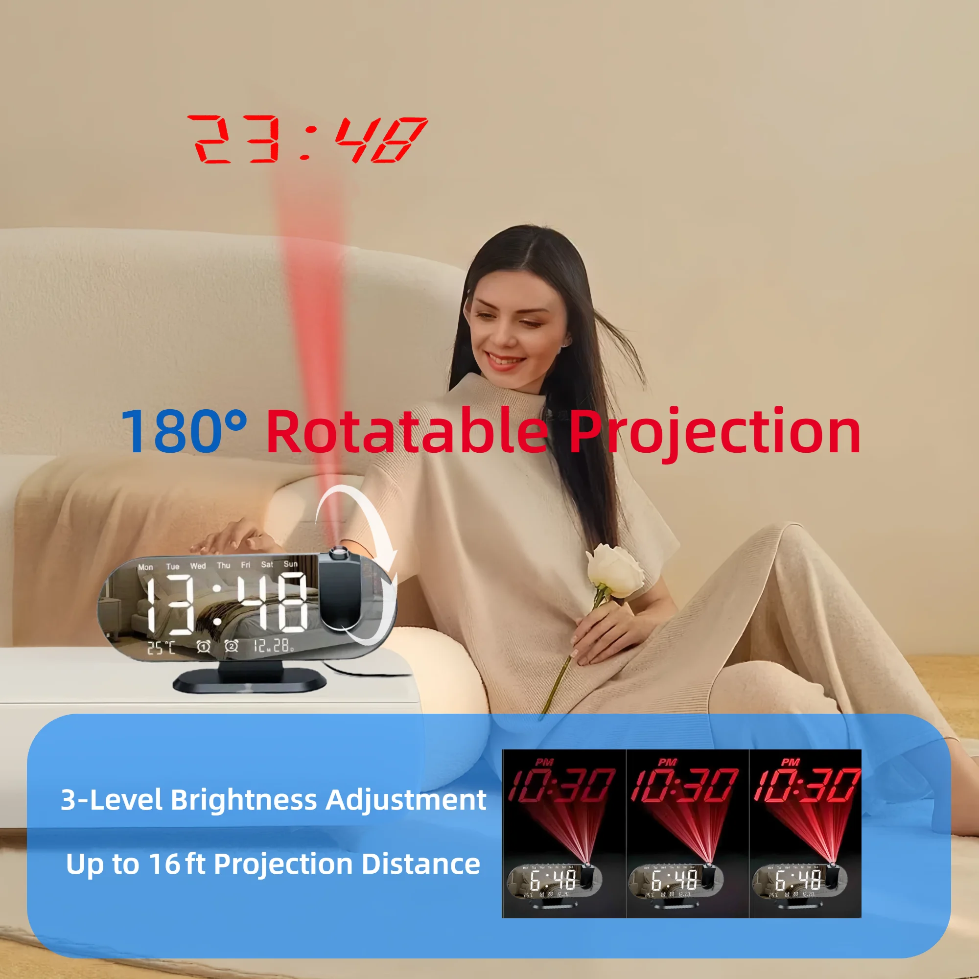 Projection Alarm Clock - Image 3
